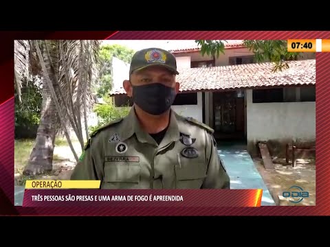 Operação na zona leste prende três homens com arma de fogo e produtos roubados 10 06 2021