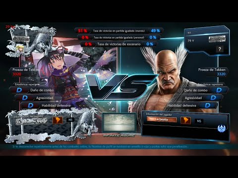 _L7 578_4 Kunimitsu ( Uchiha x24 ) vs (Wil) Heihachi Mishima - Tekken 7 Online  sin Grafica