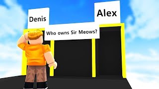 SIR MEOWS ALOT QUIZ OBBY