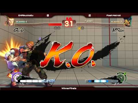 VS EVO Sponsorship 2014 - EMP|NuckleDu (Decapre/Guile) vs Flash Metroid (M.Bison/C.Viper) - Winners