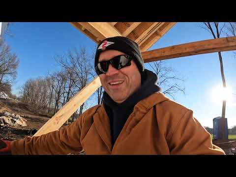 Barndominium brackets and electrical walkthrough of lake house