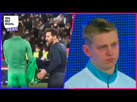Pourquoi Messi a demandé le maillot de Falaye Sacko, Zinchenko en larmes après l'hommage à l'Ukraine