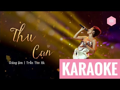 [Karaoke] Thu Cạn - Hà Trần | Giáng Son