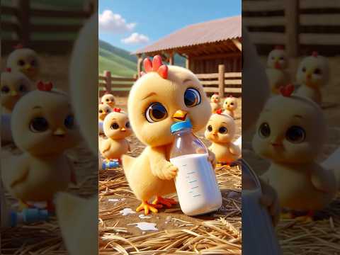 Chicken banana dance milk bottle 😂😂 very funny #dudi #dudi #dum #dum #chicken #banana #dance #fun