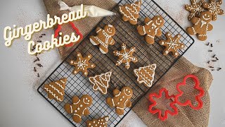 Perfect Easy Gingerbread Cookies For Christmas | Soft and Chewy | Cookies de Natal Gingerbread