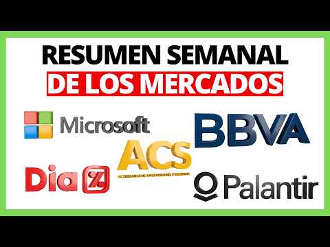 ANÁLISIS TÉCNICO DE ACCIONES: PALANTIR➕ MICROSOFT ➕ BBVA ➕ ACS ➕ DIA ➕ ...