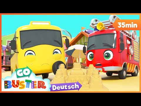 Eiskrem und Sandburgen | Go Buster Deutsch | Kinderlieder.| Cartoons für Kinder