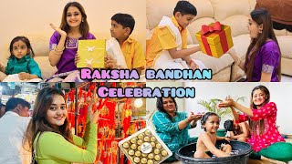 My Lifes Best RakshaBandhan😍With Krishna & Chikoo Baby I got best Gift  New Silver Rakhi Shopping