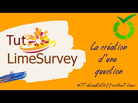Création d'une question de type tableau.