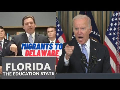 Ron DeSantis says he will send migrants to Delaware 11/10/2021