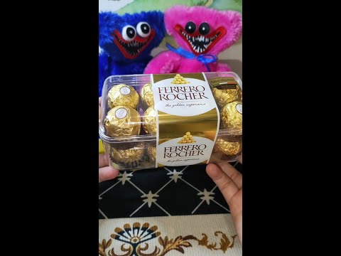 ASMR BEST FERRERO ROCHER CHOCOLATE #shorts #satisfying #asmrsounds #asmr