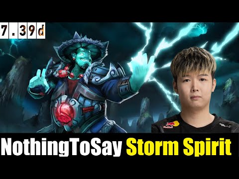 🤯 NothingToSay [Storm Spirit] MID 7.39D - DOTA 2 HIGHEST MMR MATCH#dota2 #dota2gameplaypro