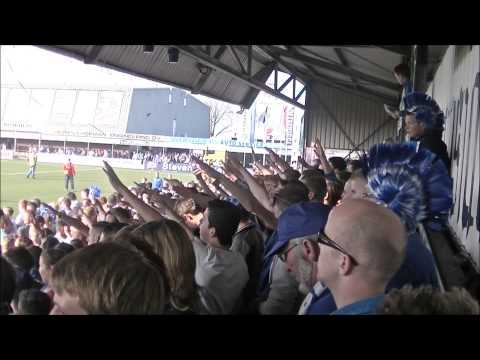 Spakenburg - IJsselmeervogels ( 1-1 ) 29-3-2014 | Spelers bedanken publiek
