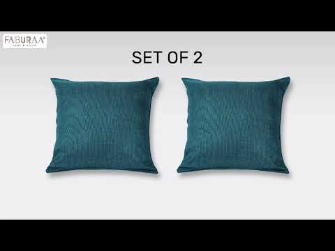 Plain polyester pillow cover, square cushion cover, set cont...
