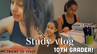Study vlog  10th grade CBSE  Gauri Bhasin
