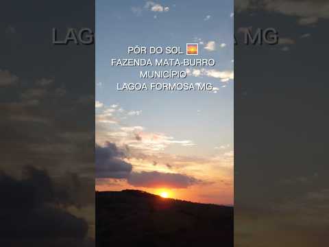 Rick,  descanse em paz pôr do sol município de Lagoa Formosa MG