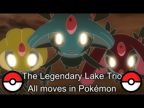 Uxie / Mesprit / Azelf - All moves of Legendary Lake Trio