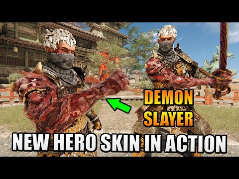 New OROCHI DEMON SLAYER SKIN in ACTION | For Honor