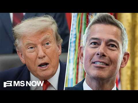 LIVE: President Trump makes an announcement with the Secretary of Transportation, Sean Duffy