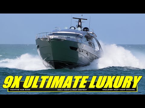 THE $9 MILLION DOLLAR PERSHING 9X - 48 KNOTS TOP SPEED | THE YACHT CHANNEL FROM HAULOVER INLET MIAMI