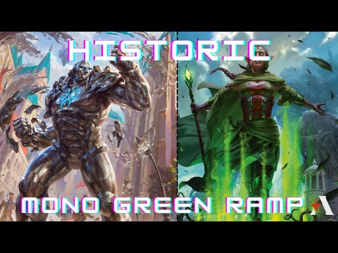 MTGA Historic BO1 Mono Green Ramp