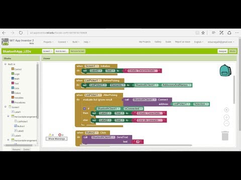 Tutorial MIT App Inventor con Arduino y Bluetooth. Varios ejemplos