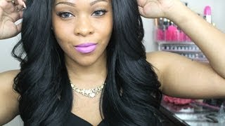 How To Curl Hair Tutorial: Big Soft Kim Kardashian Curls w/ Curling iron | RPGShow Wig Review
