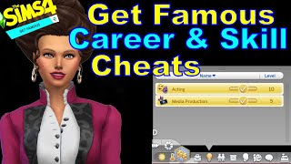 Career and Skill Cheats for the Get Famous Expansion Pack