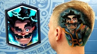 CLASH ROYALE ELECTRO WIZARD HAIRCUT!