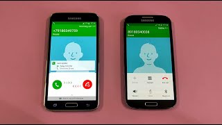 Incoming call & Outgoing call at the Same Time Samsung Galaxy S4 + S5