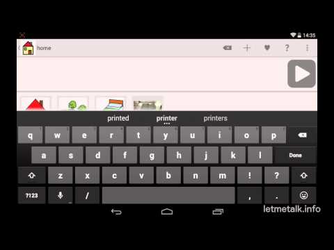 LetMeTalk: Free AAC Talker Video