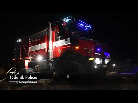 POŽÁR LESA POBLÍŽ JÍLOVÉHO U PRAHY