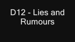 D12 -  Lies and Rumours (Shark Tale version) lyrics