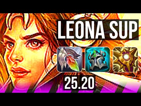 LEONA & Jinx vs LULU & Aphelios (SUP) | KR Master | 25.20