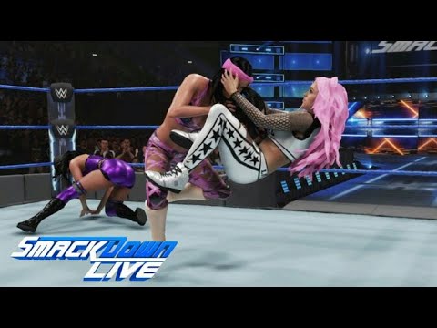 WWE 2K19 Smackdown Live Aliyah vs Liv Morgan vs Emma vs Billie Kay: September 10, 2019