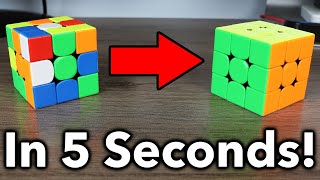 How to ACTUALLY Solve A Rubiks Cube In 5 Seconds