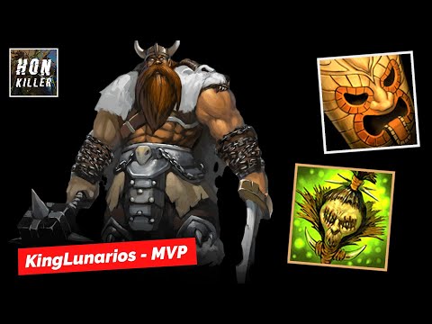 HoN Berzerker INSANITARIUS with SHRUNKEN HEAD - MVP
