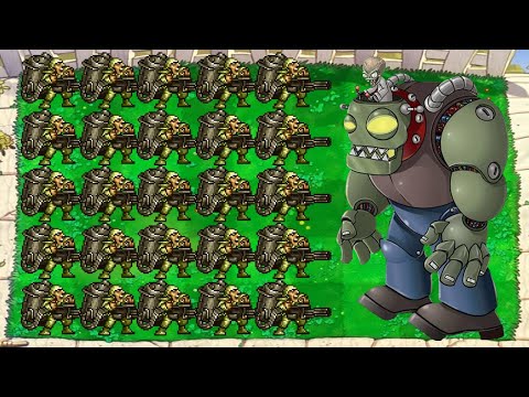 99 Metal Slug Soldier Vs Giga Gargantuar Vs Dr. Zomboss - Plants vs Zombies Hack