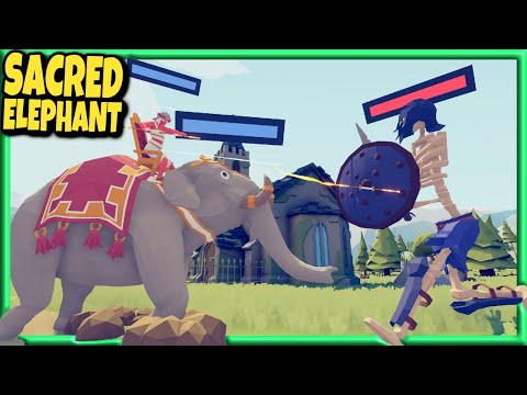 Sacred Elephant vs Every Faction - TABS Good & Evil Faction Update
