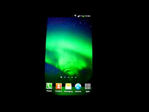 Aurora Borealis Live Wallpaper video