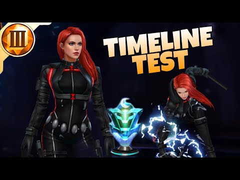 Does T3 BLACK WIDOW live up to the hype? // TIMELINE BATTLE AUTO TEST // Marvel future fight // mff