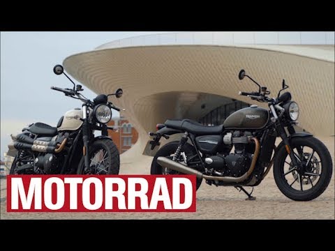 Triumph Street Twin und Triumph Street Scrambler im Fahrbericht: Deutlich mehr Druck