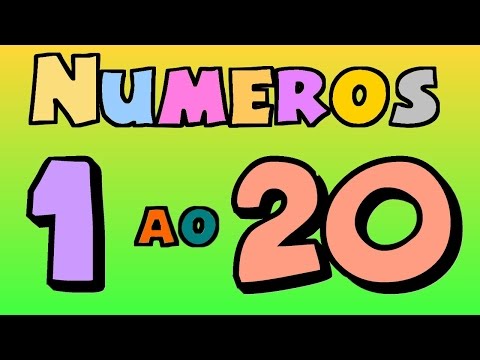 NÚMEROS DO 1 AO 20 PARA CRIANÇAS