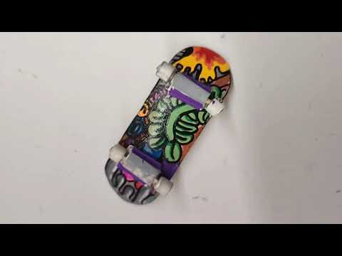 Custom DIY FingerBoard with posca markers