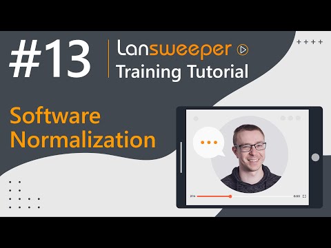 Lansweeper training tutorial # 13 - Software Normalization