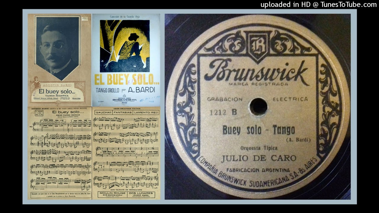 El buey solo - OT Julio De Caro - 1929