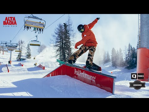 Snowpark Alta Badia: Snowboard Jibs into a new season - January 2015
