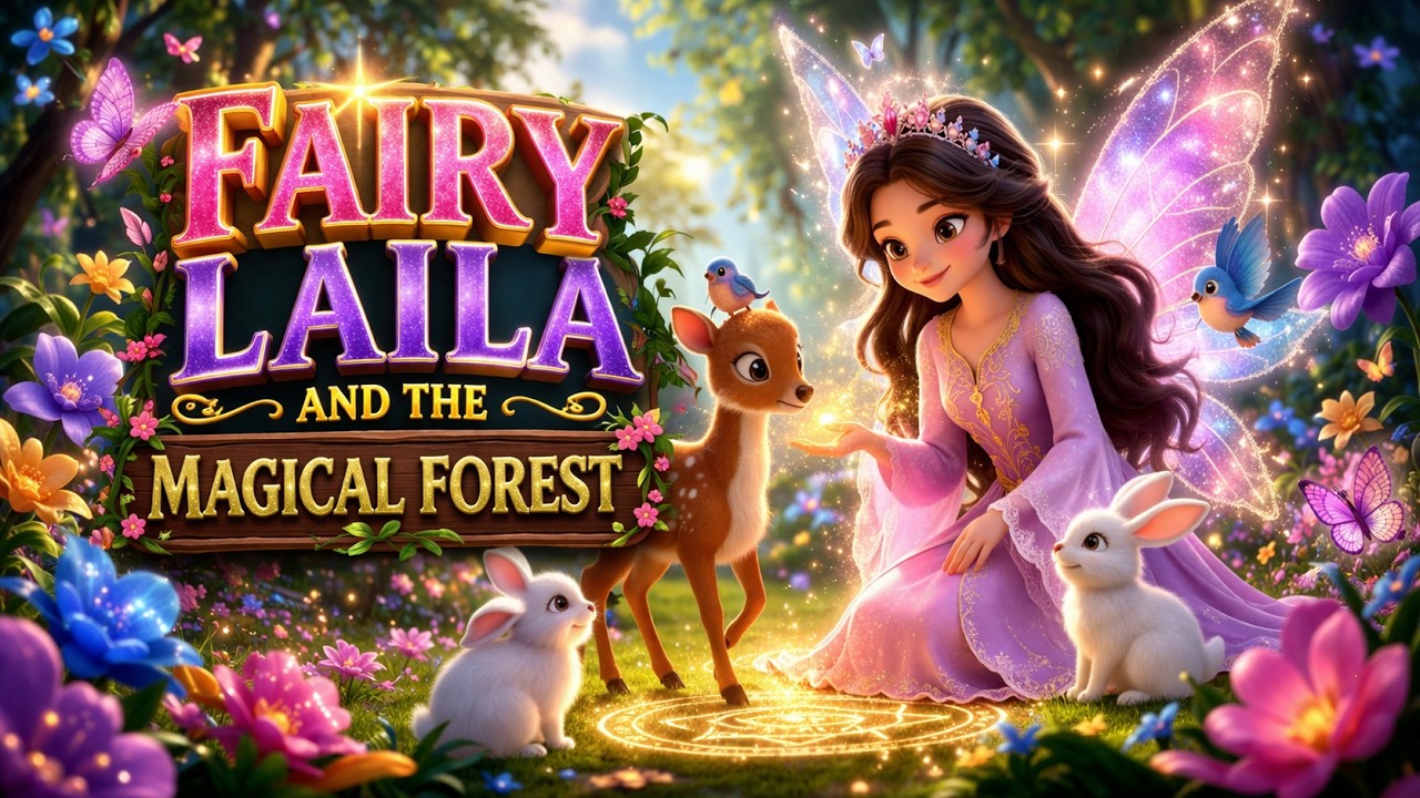 The Brave Fairy Laila | Magical Forest Story for Kids | Bedtime Fairy Tale 🌸🌈