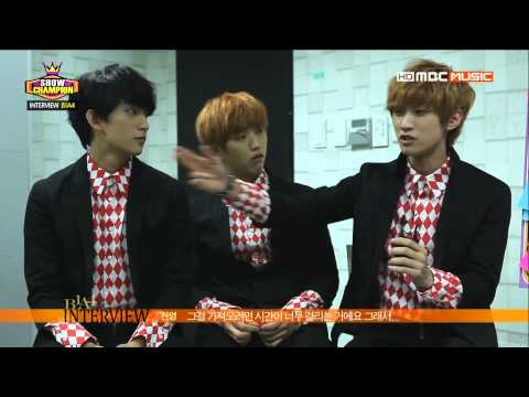 [130515] B1A4 쇼챔피언 인터뷰 CUT