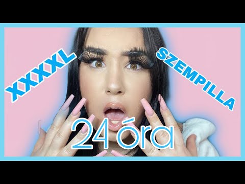 24 óra a világ LEGHOSSZABB SZEMPILLÁJÁBAN!!😱👀